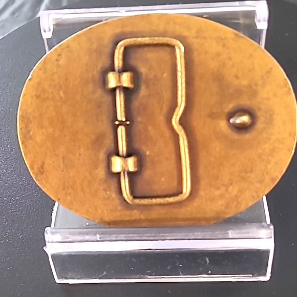 Vintage 1970's W.W.II Belt Buckle - Picture 2 of 4
